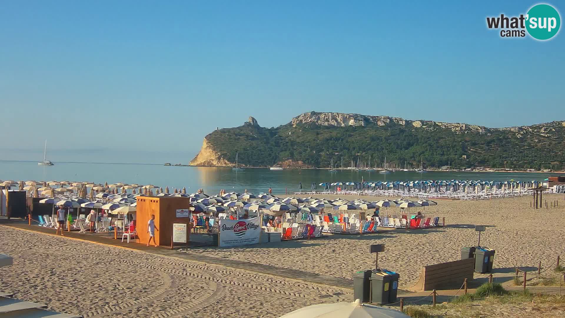 Poetto beach webcam | Cagliari | Sardinia