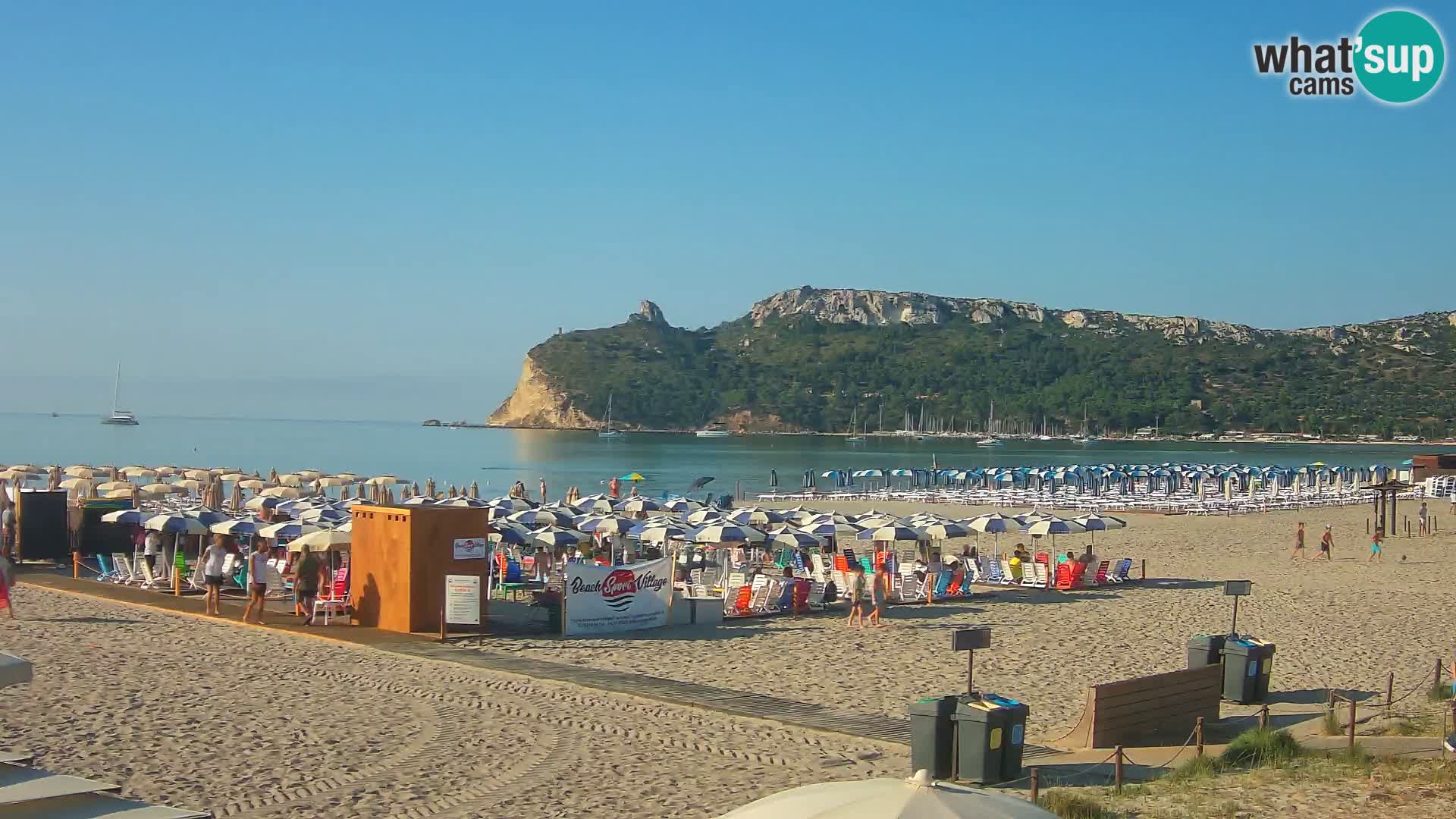 Webcam plage de Poetto | Cagliari | Sardaigne