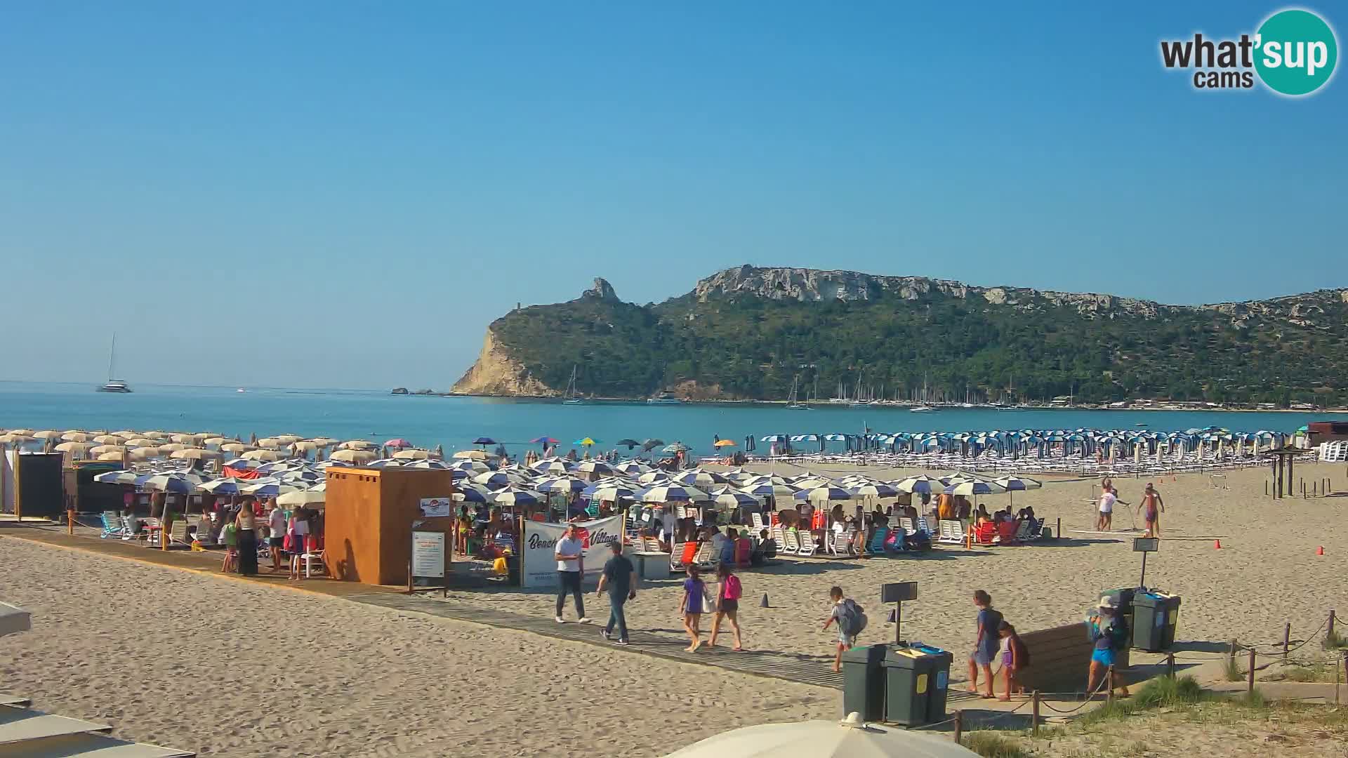 Poetto beach webcam | Cagliari | Sardinija