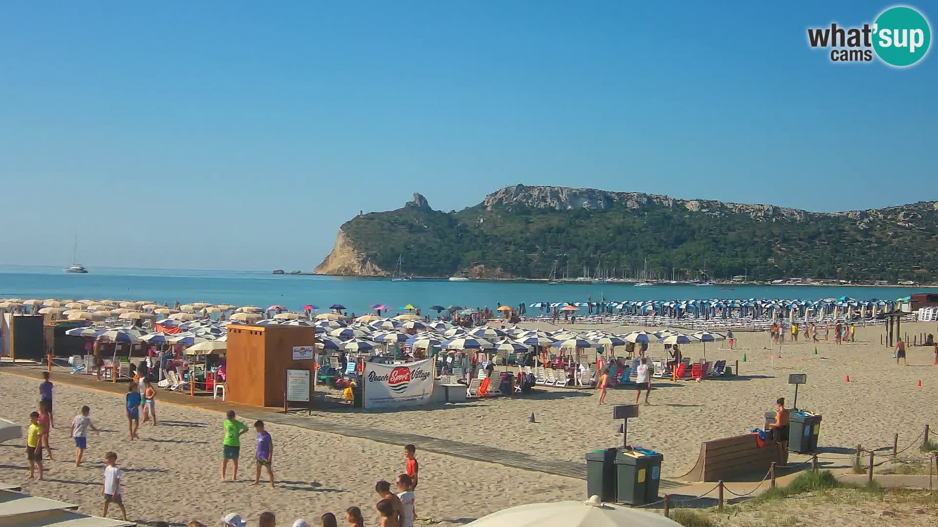 Poetto beach webcam | Cagliari | Sardinija
