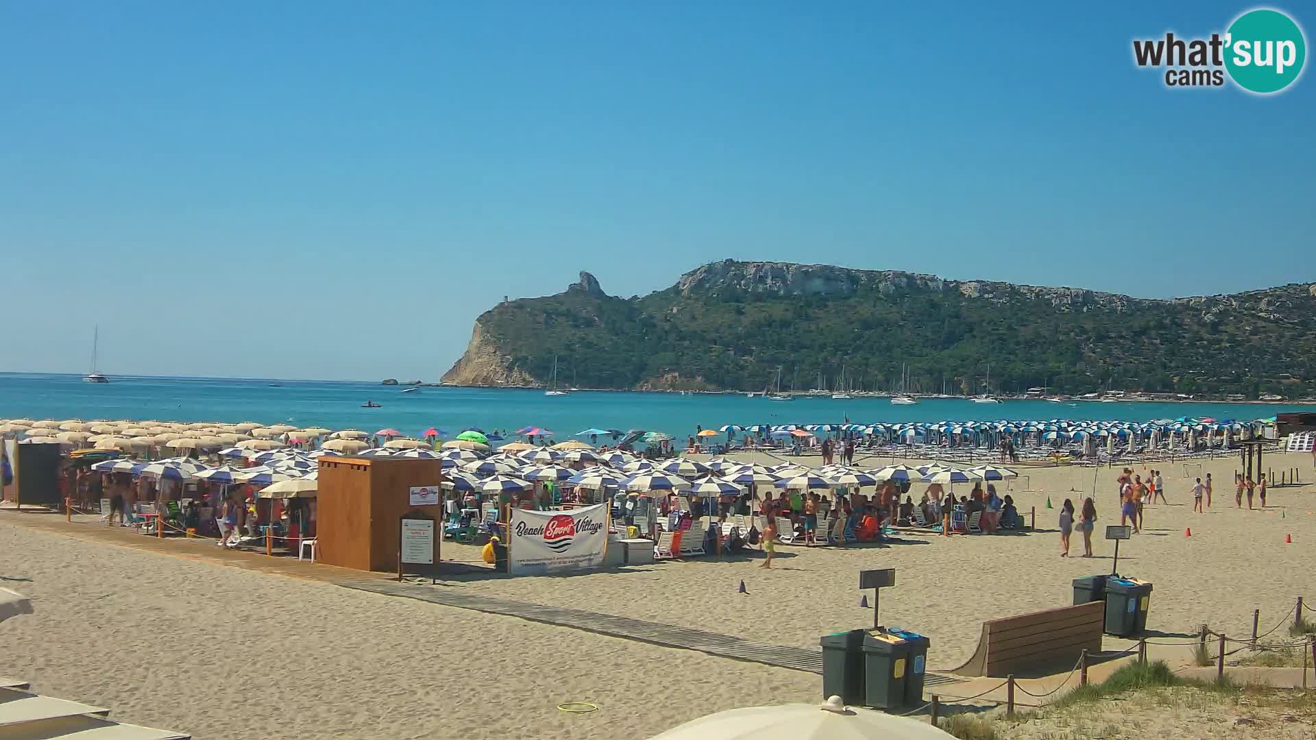 Poetto Strand Webcam | Cagliari | Sardinien