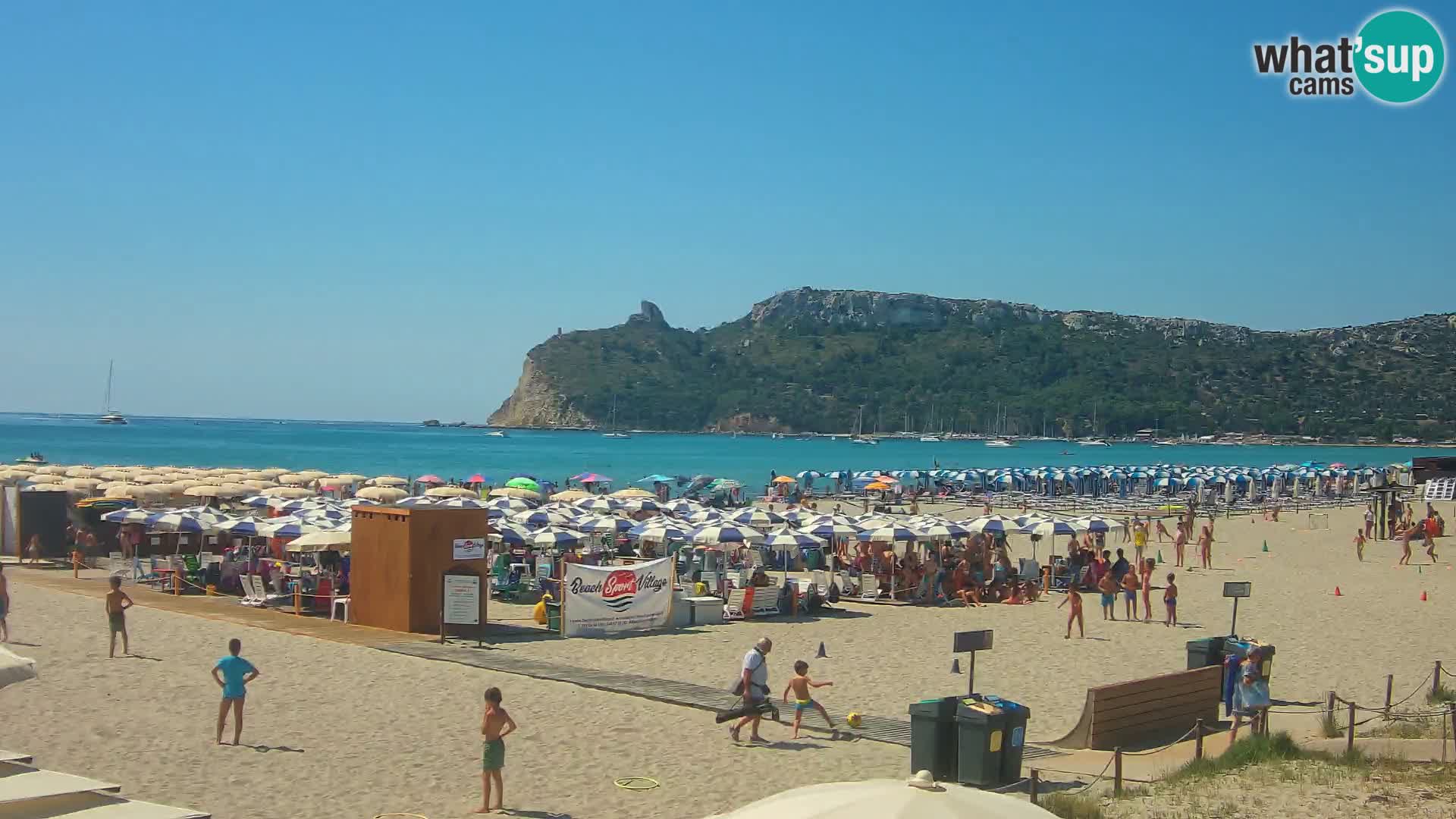 Webcam plage de Poetto | Cagliari | Sardaigne