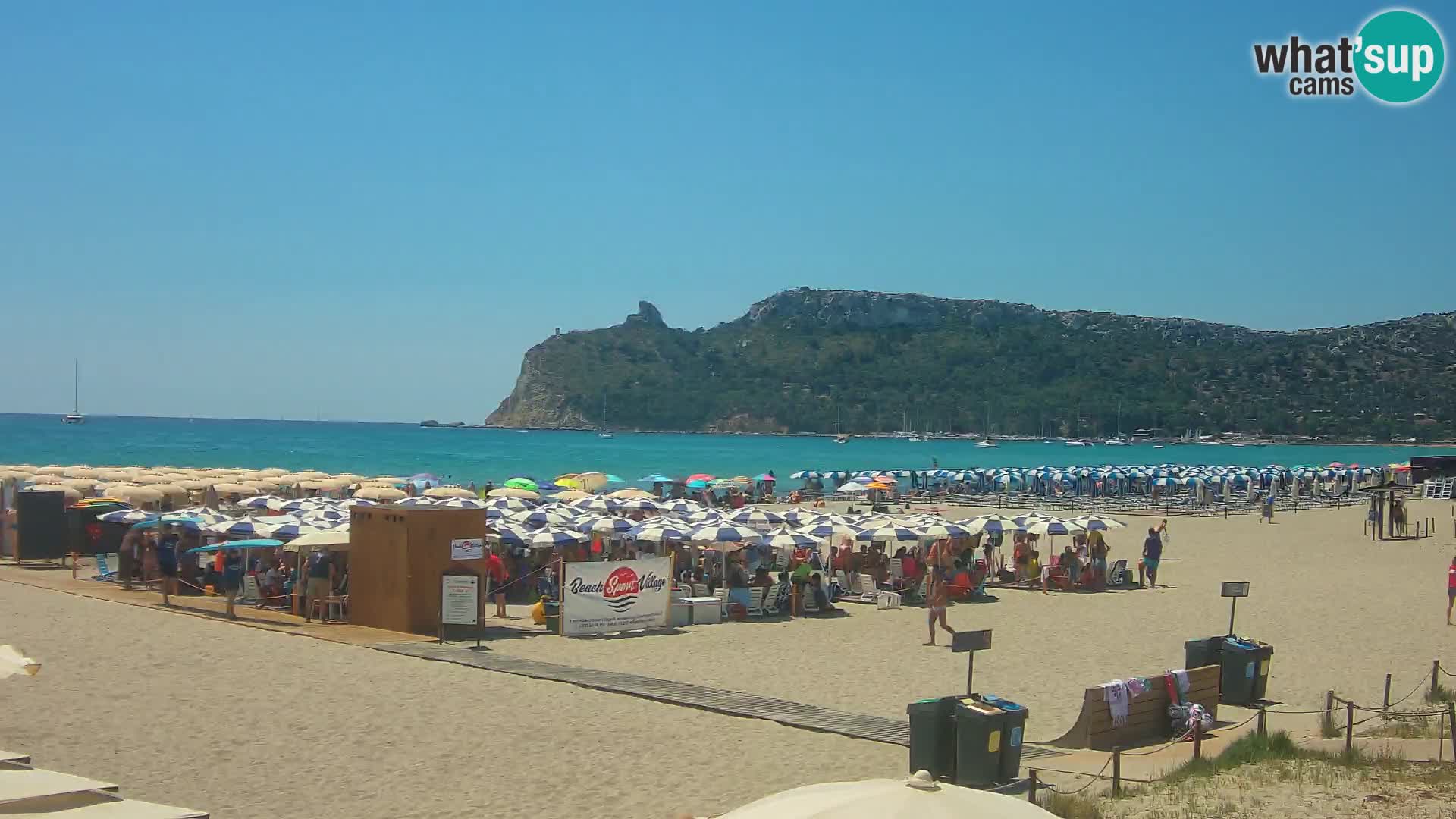 Poetto Strand Webcam | Cagliari | Sardinien