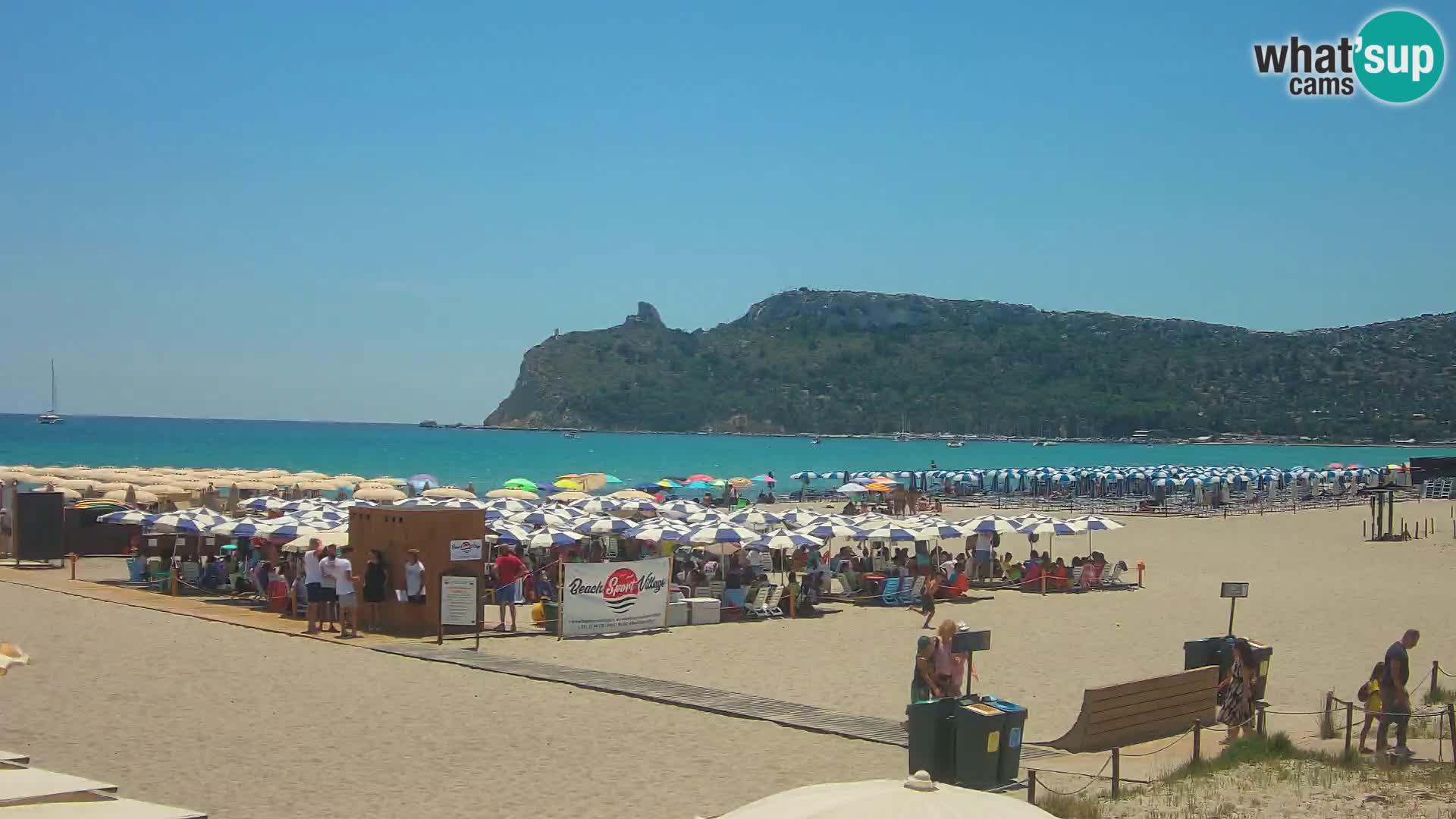 Poetto beach webcam | Cagliari | Sardinia
