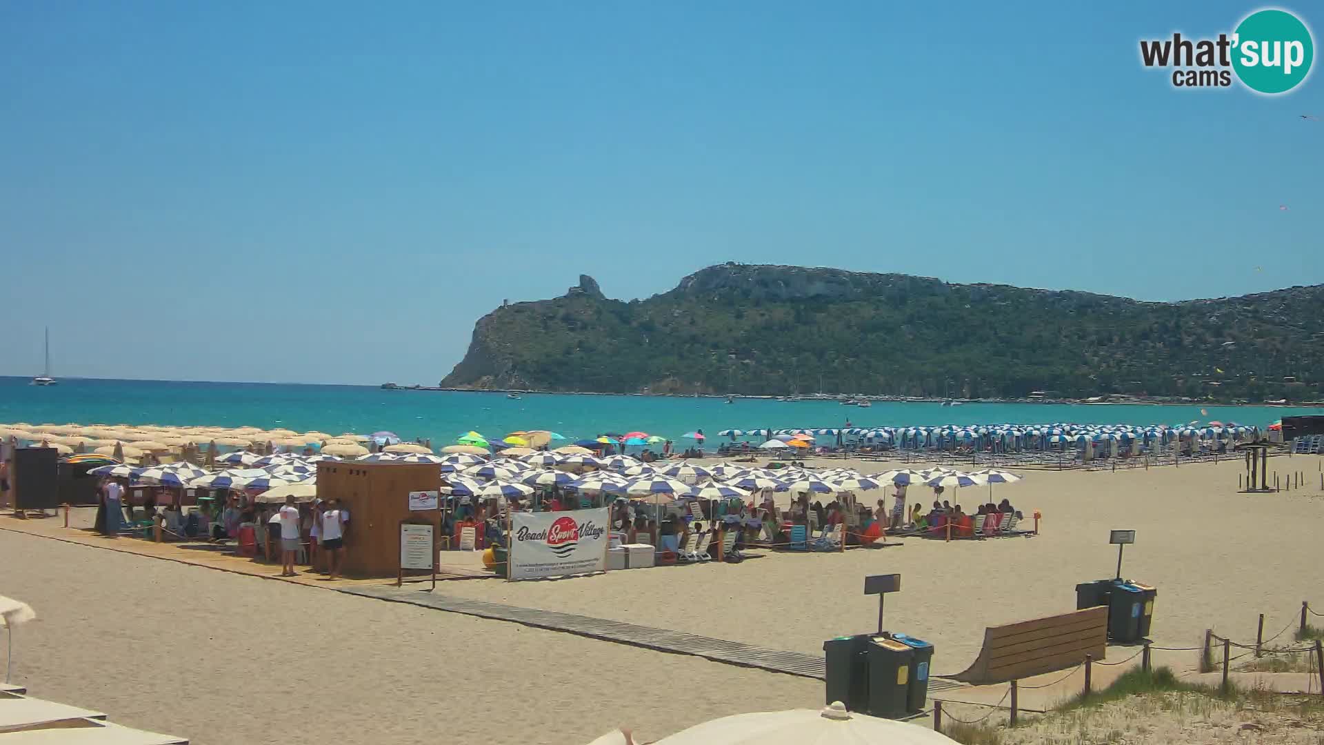 Poetto Strand Webcam | Cagliari | Sardinien