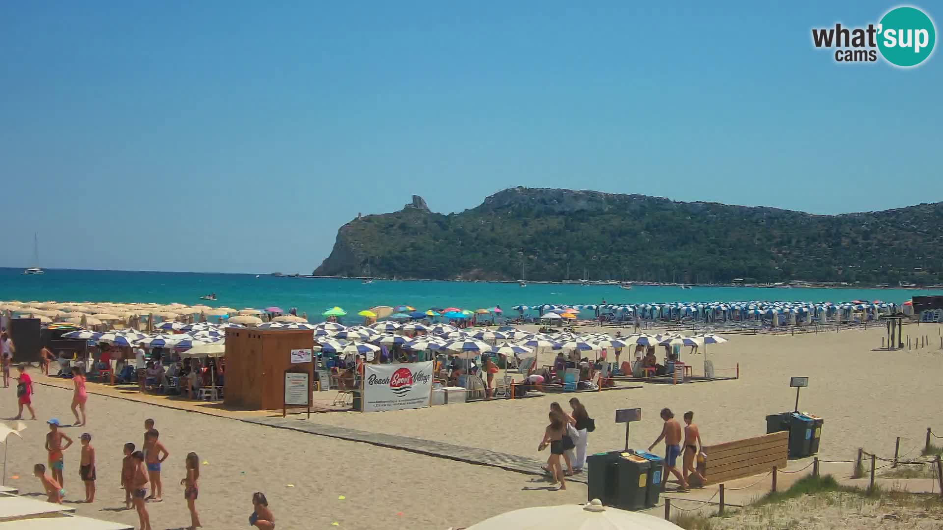 Poetto beach webcam | Cagliari | Sardinia