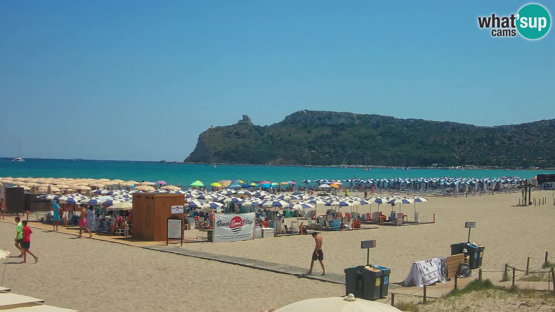 Poetto Strand Webcam | Cagliari | Sardinien