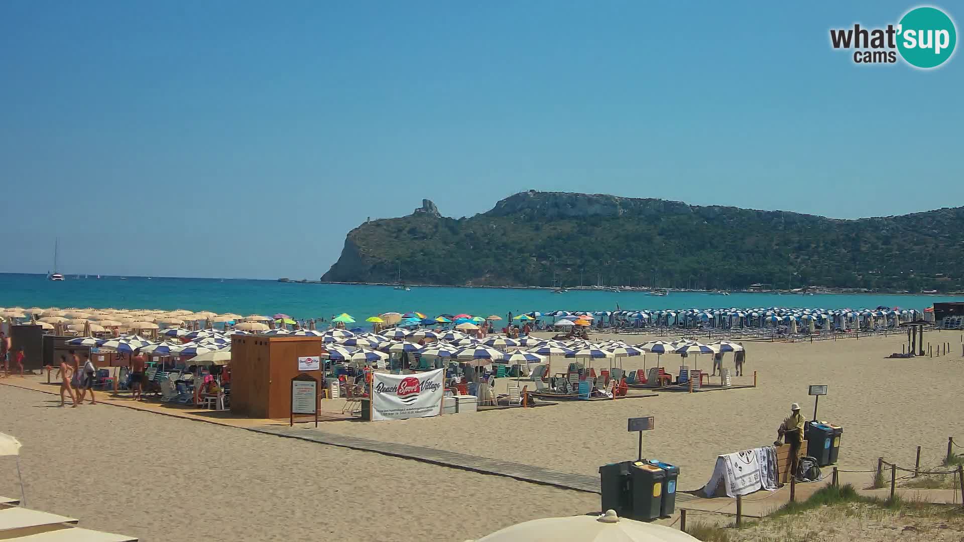Poetto beach webcam | Cagliari | Sardinija