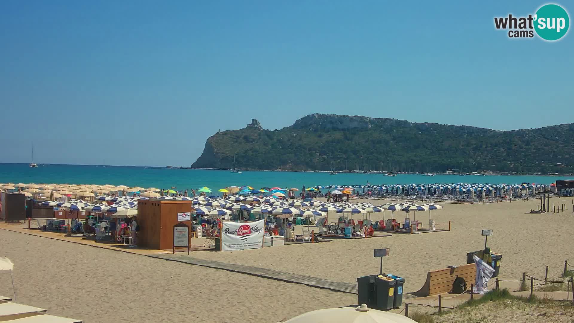Poetto beach webcam | Cagliari | Sardinija