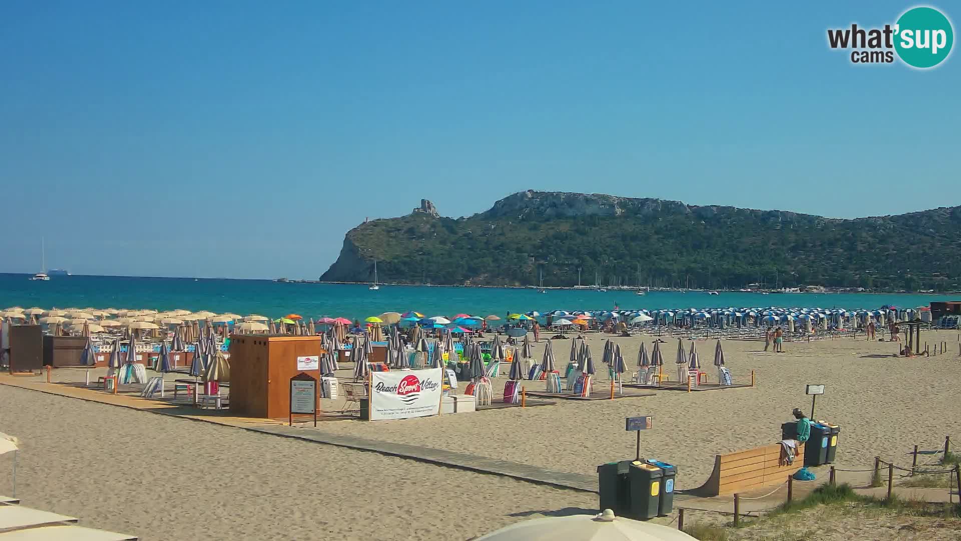 Poetto beach webcam | Cagliari | Sardinija