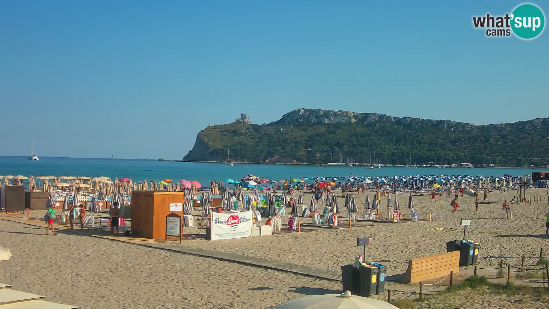 Poetto Strand Webcam | Cagliari | Sardinien