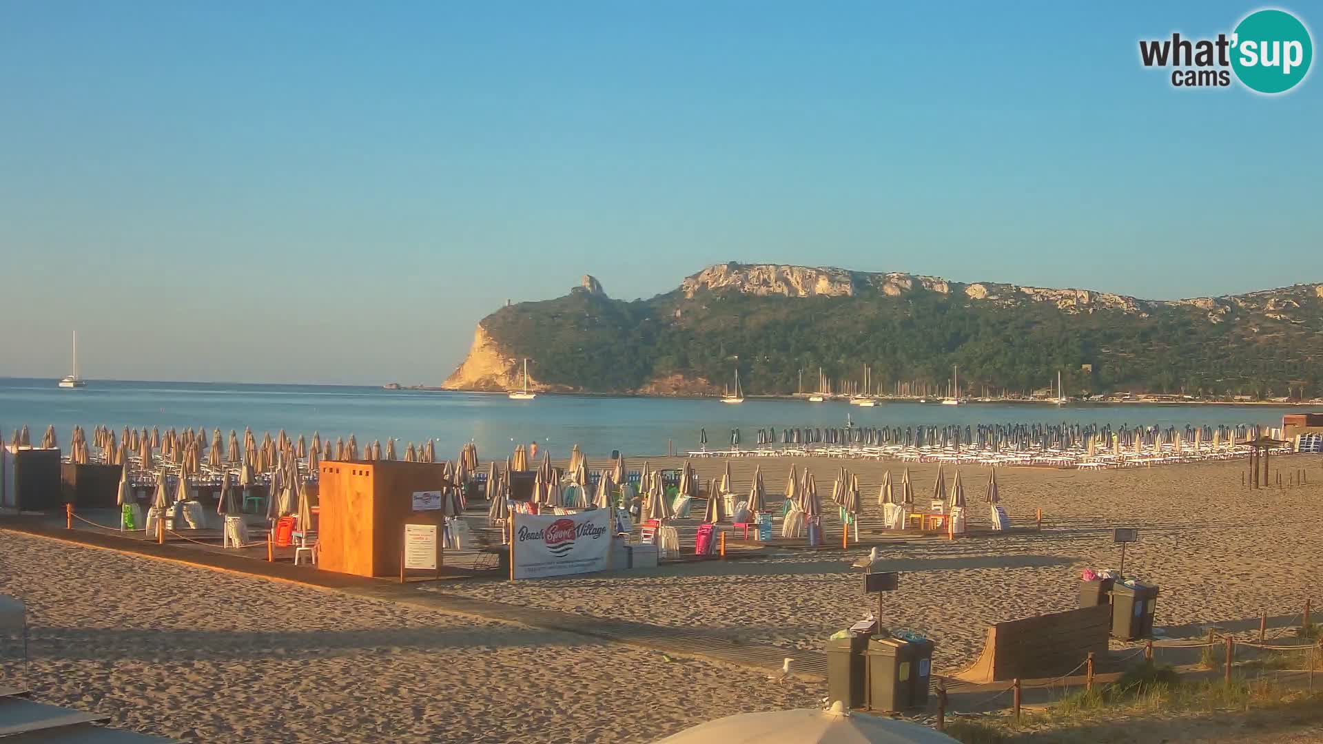 Poetto beach webcam | Cagliari | Sardinija