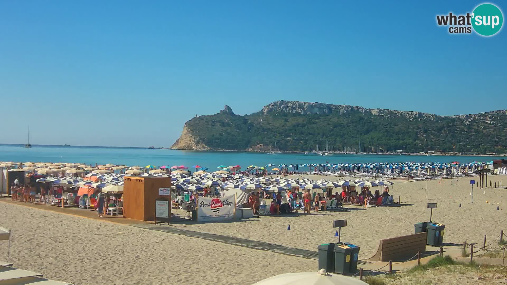 Webcam plage de Poetto | Cagliari | Sardaigne