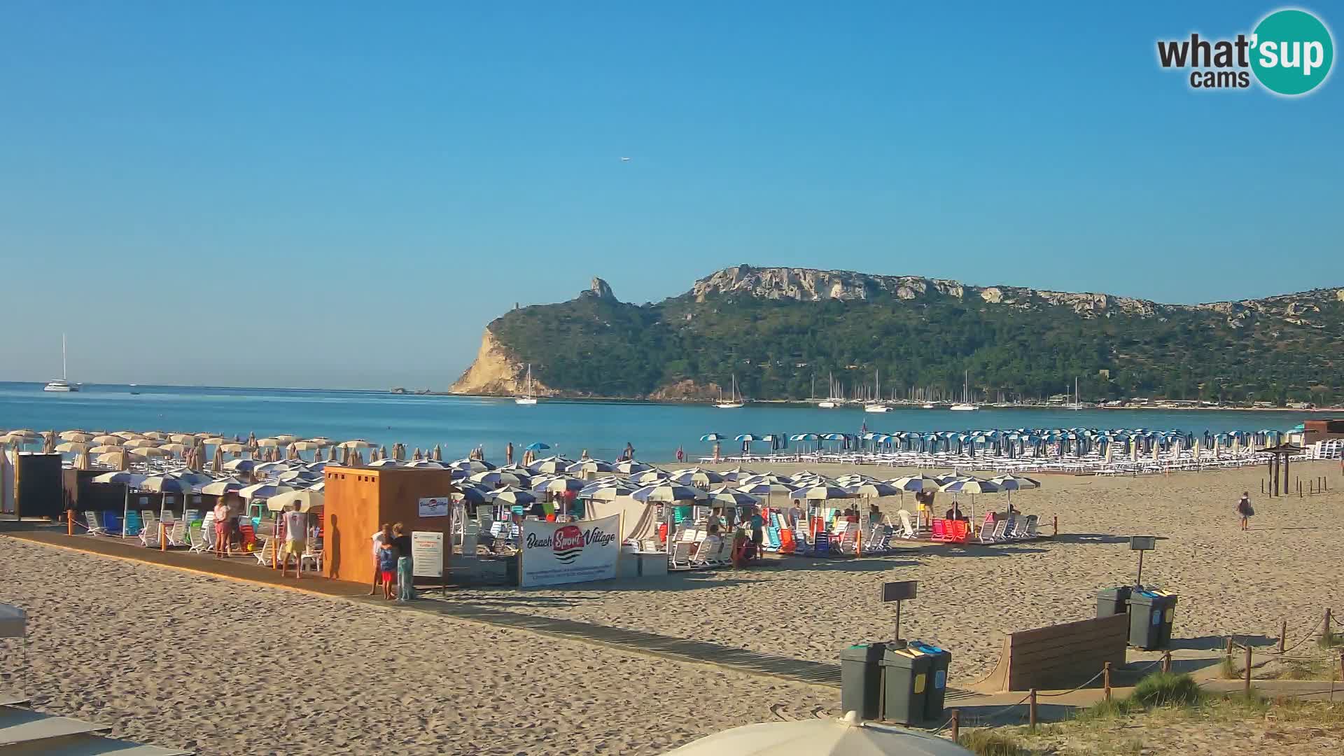 Poetto beach webcam | Cagliari | Sardinija