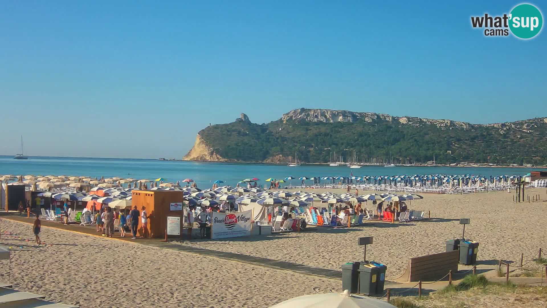 Webcam plage de Poetto | Cagliari | Sardaigne