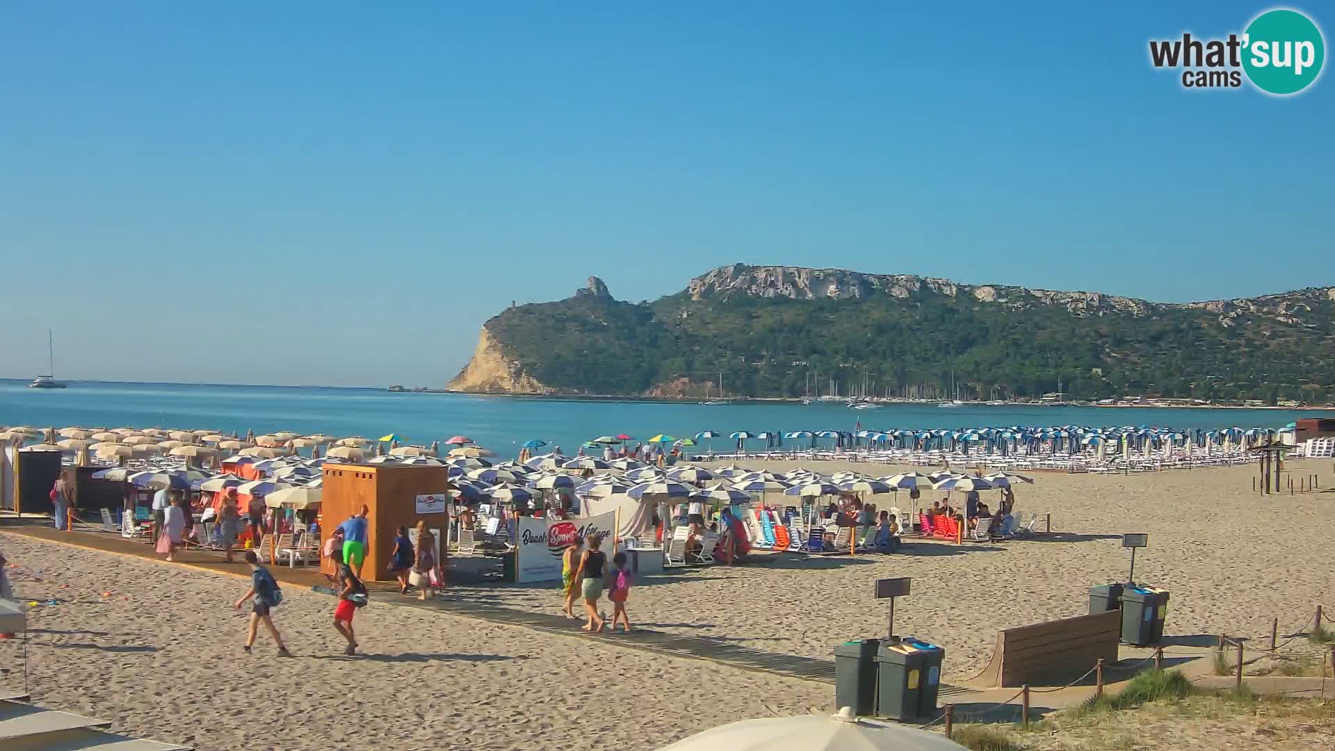 Poetto beach webcam | Cagliari | Sardinia