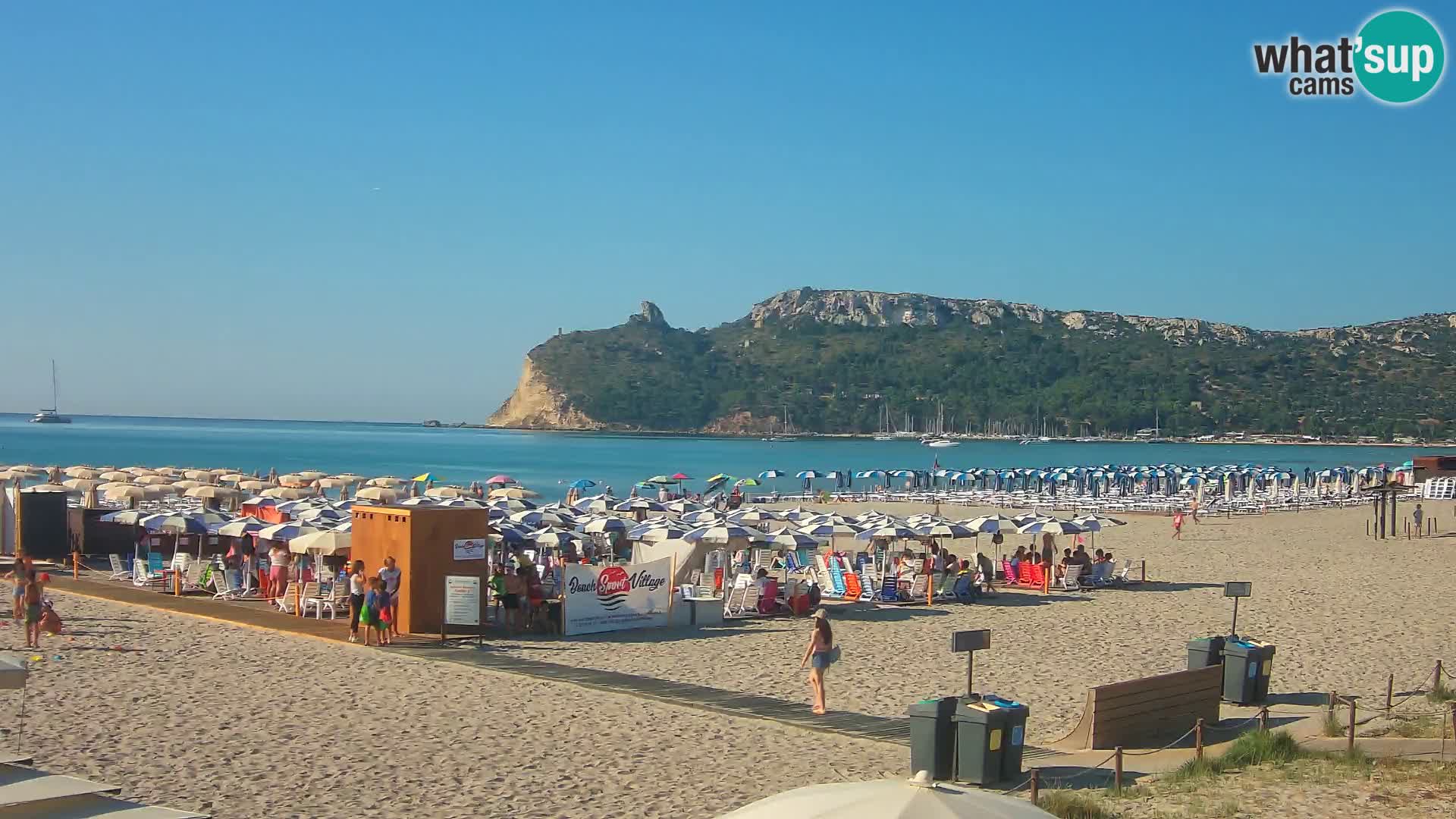 Poetto beach webcam | Cagliari | Sardinia