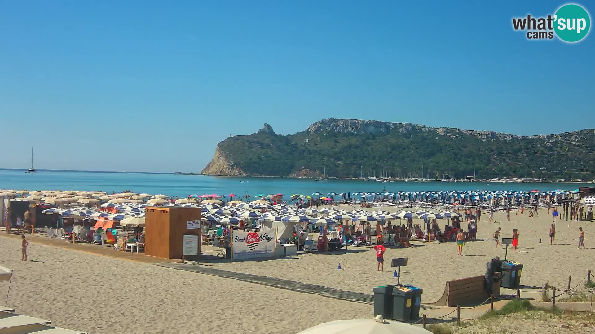 Poetto beach webcam | Cagliari | Sardinia