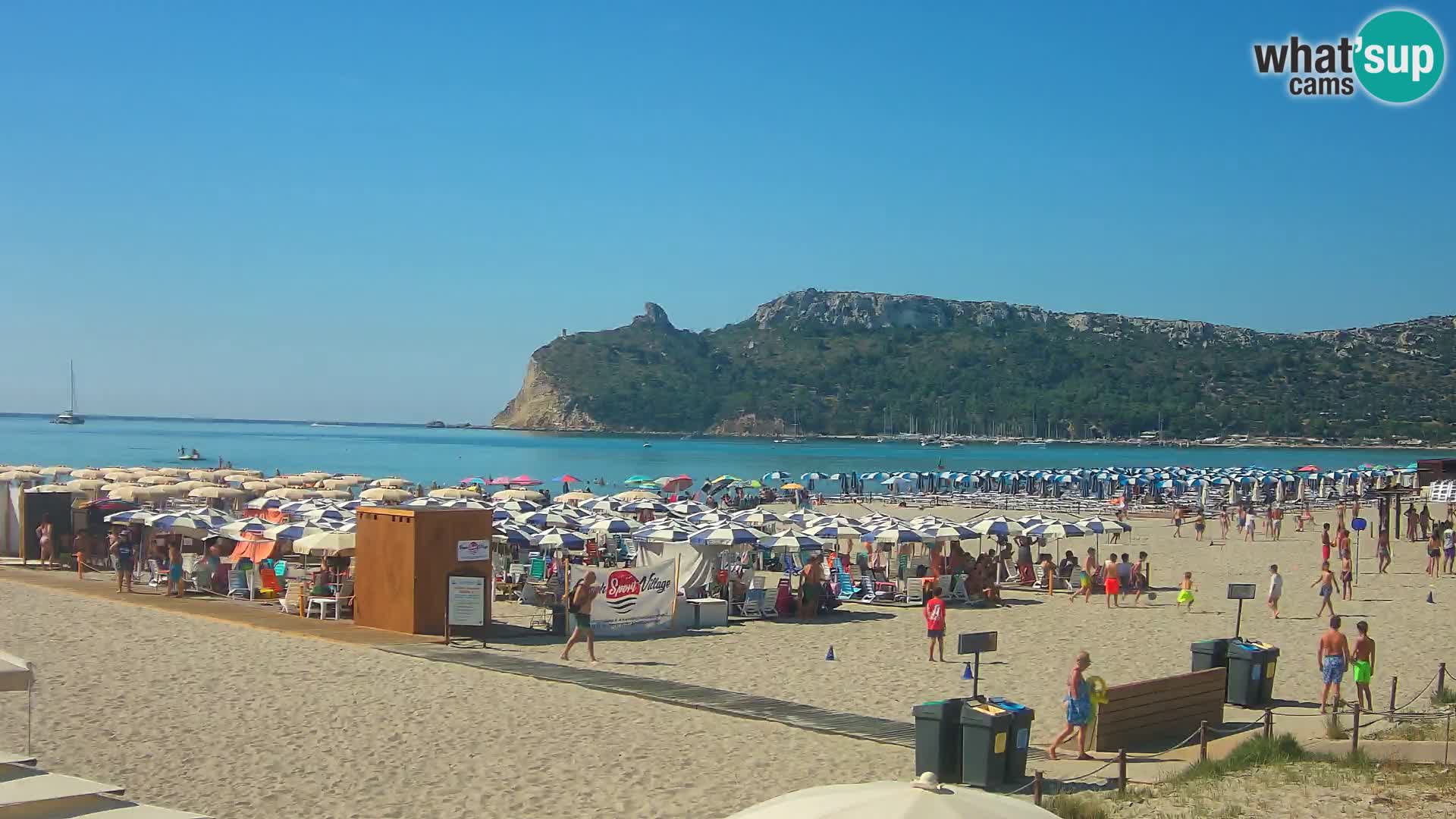 Poetto beach webcam | Cagliari | Sardinija