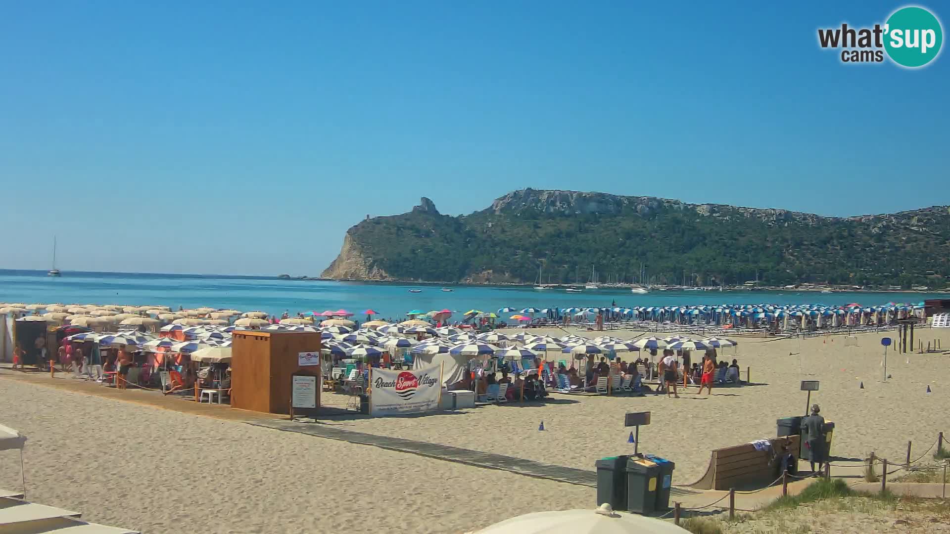 Poetto Strand Webcam | Cagliari | Sardinien