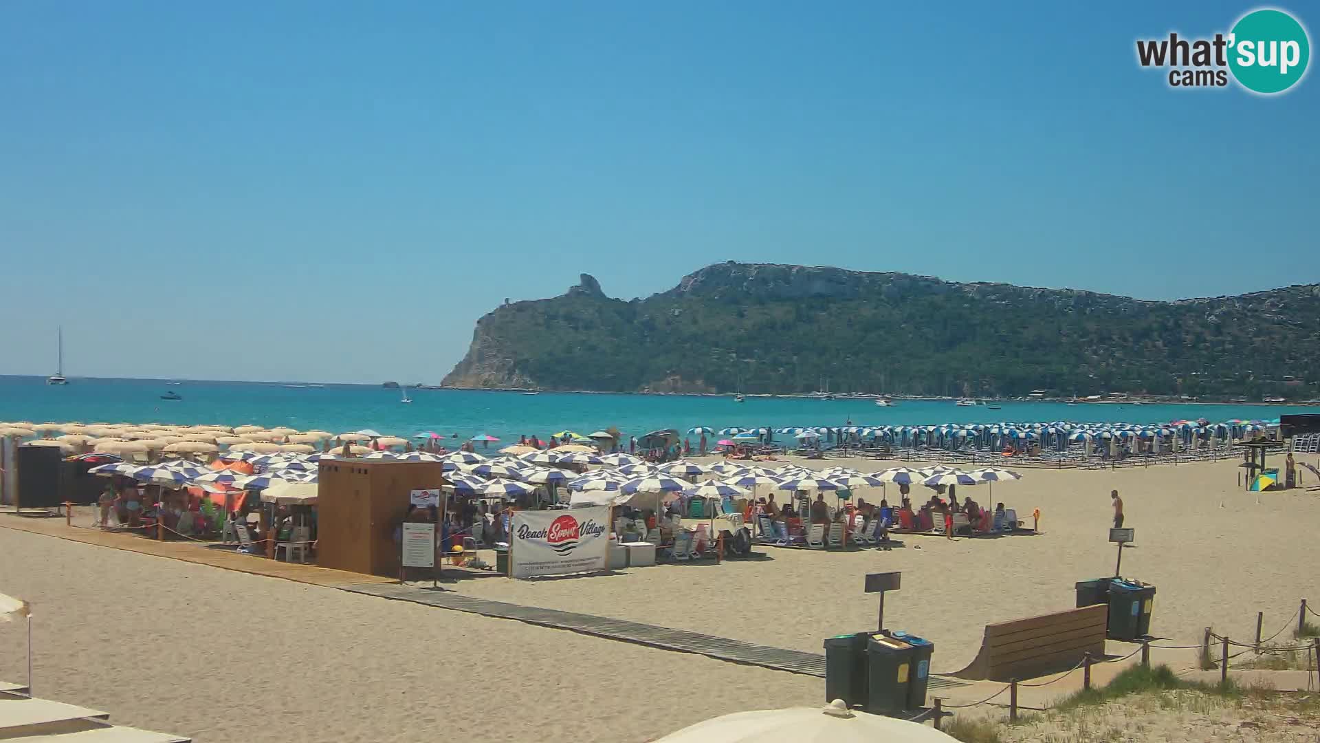 Poetto Strand Webcam | Cagliari | Sardinien