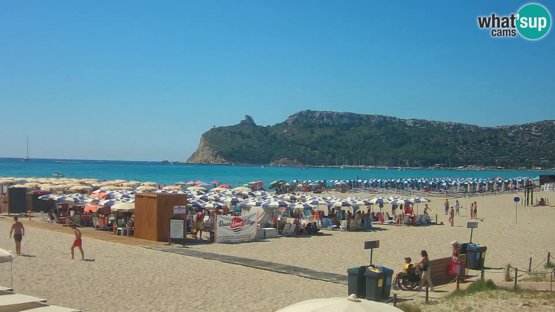 Poetto beach webcam | Cagliari | Sardinija