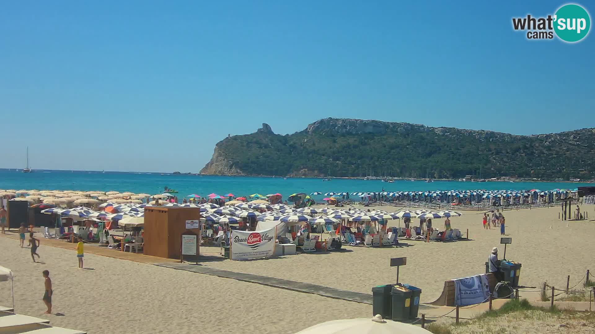 Poetto beach webcam | Cagliari | Sardinija