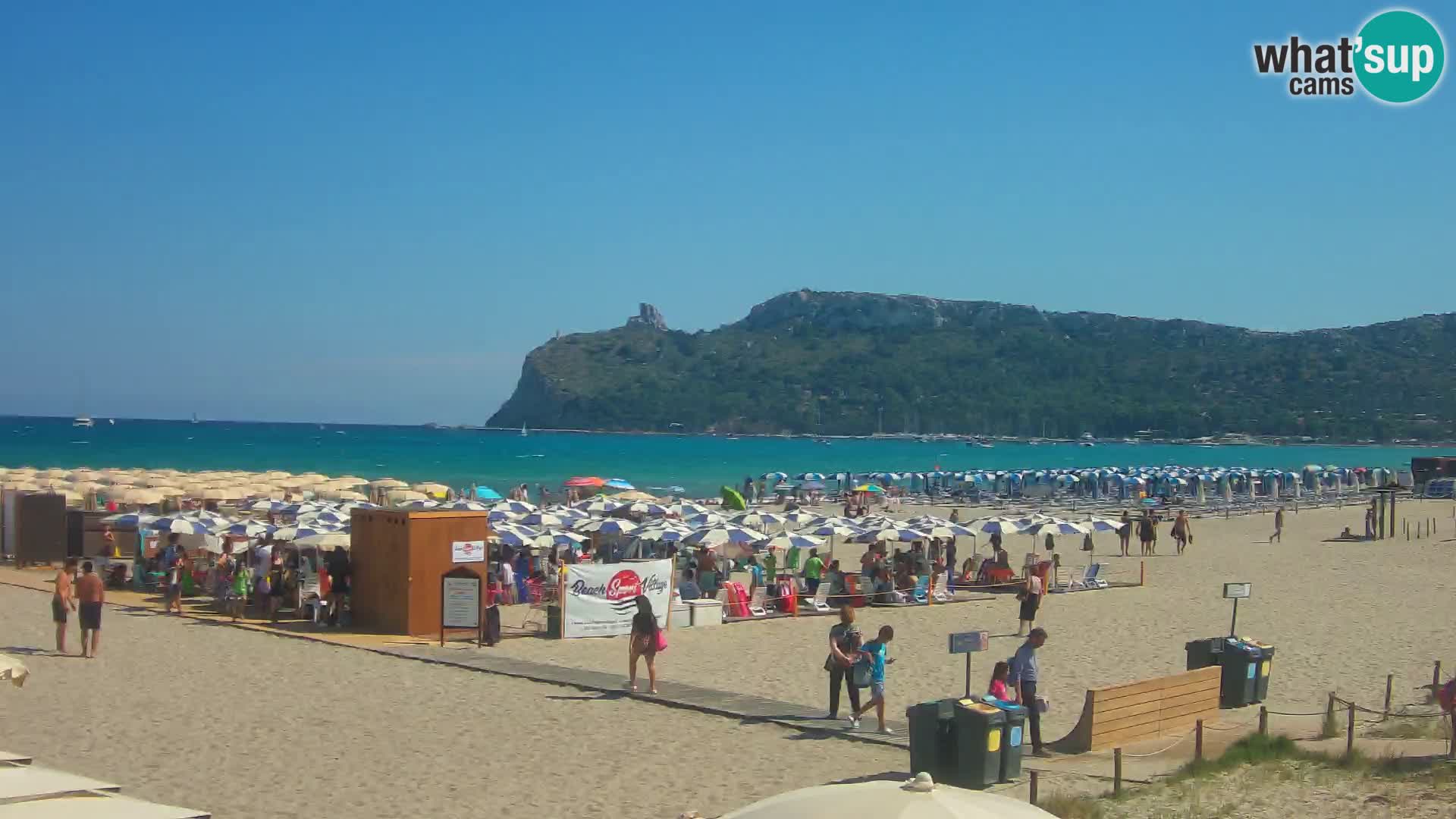 Poetto beach webcam | Cagliari | Sardinia