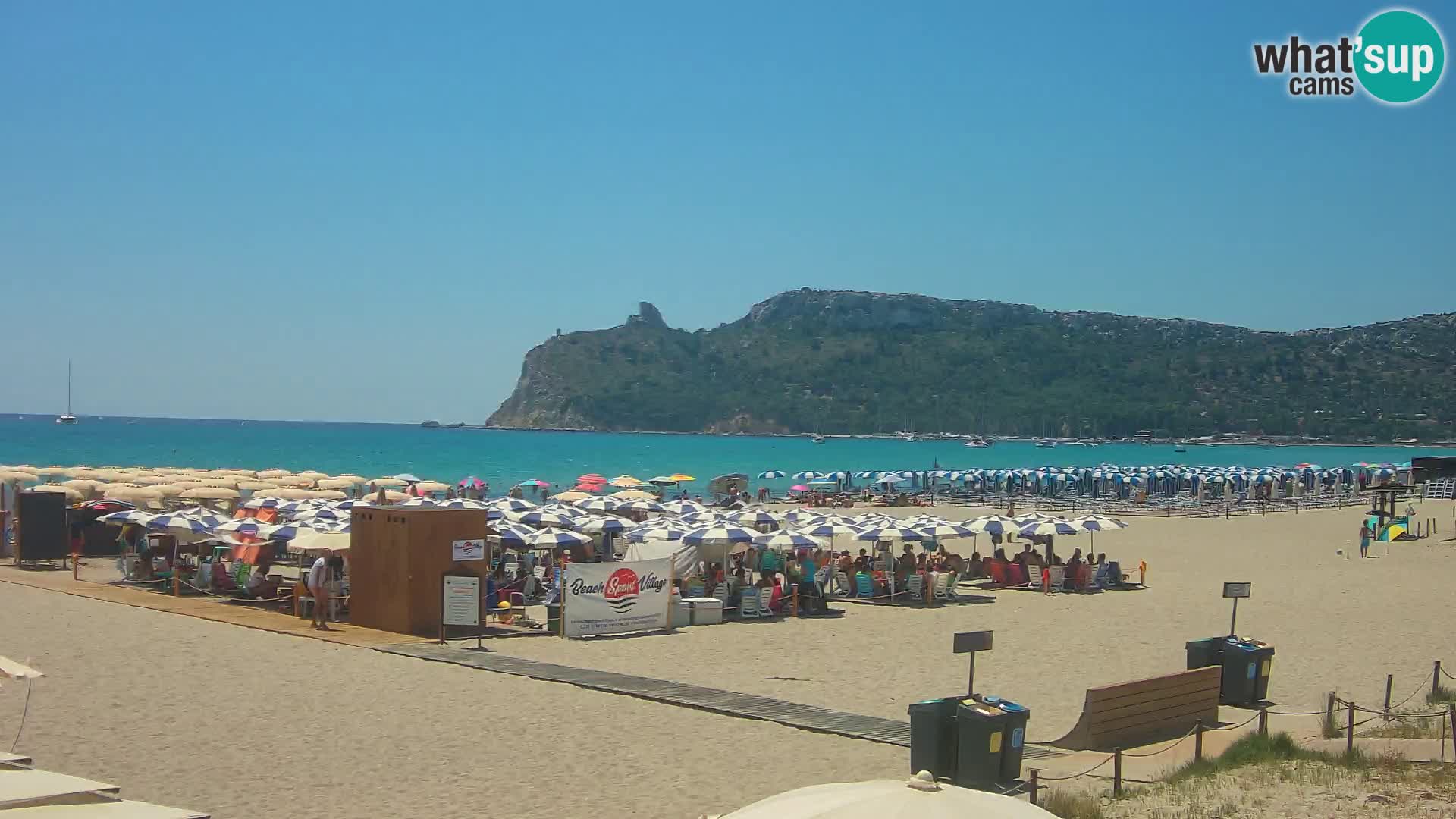 Poetto Strand Webcam | Cagliari | Sardinien