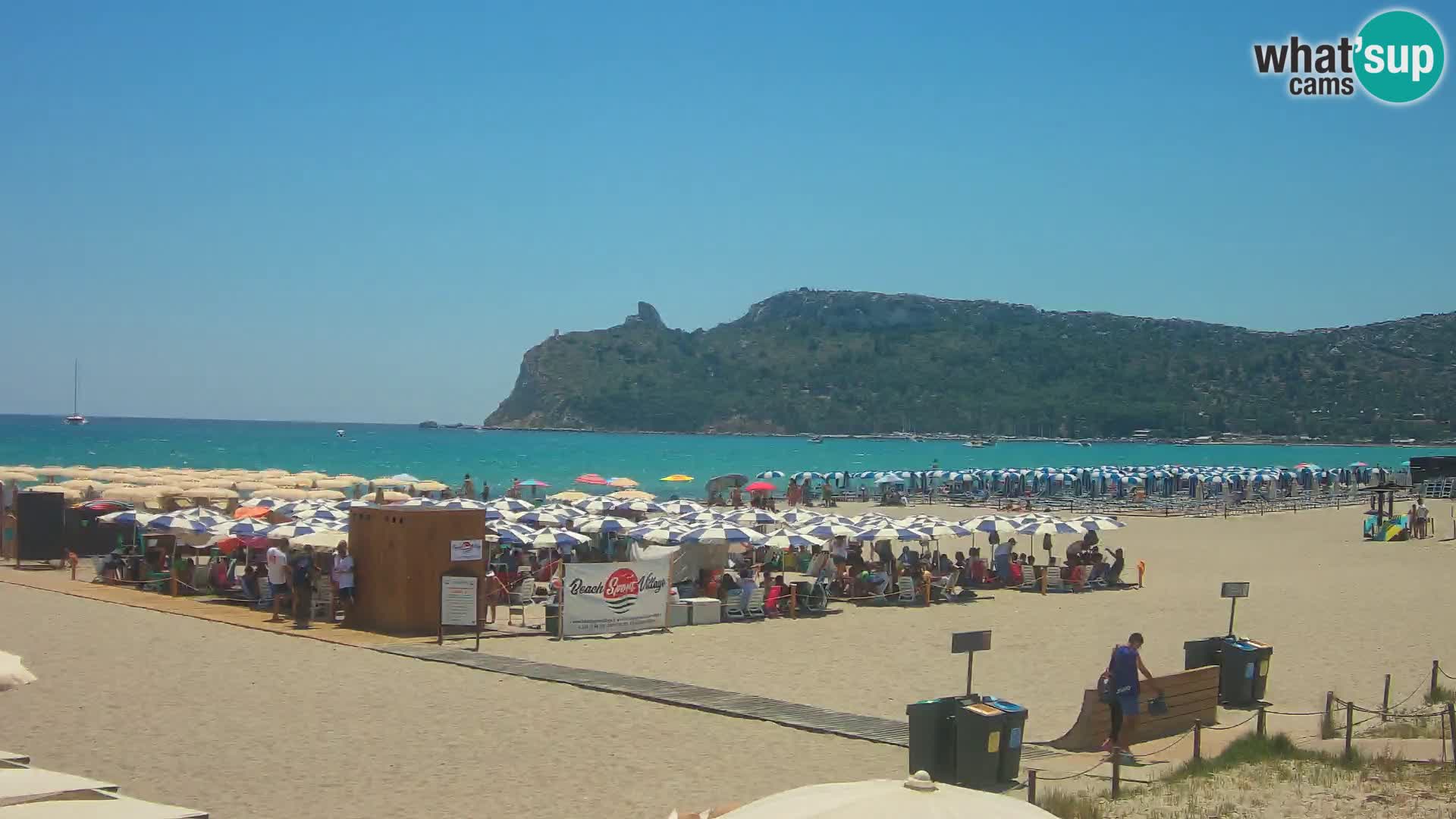 Webcam spiaggia del Poetto | Cagliari | Sardegna