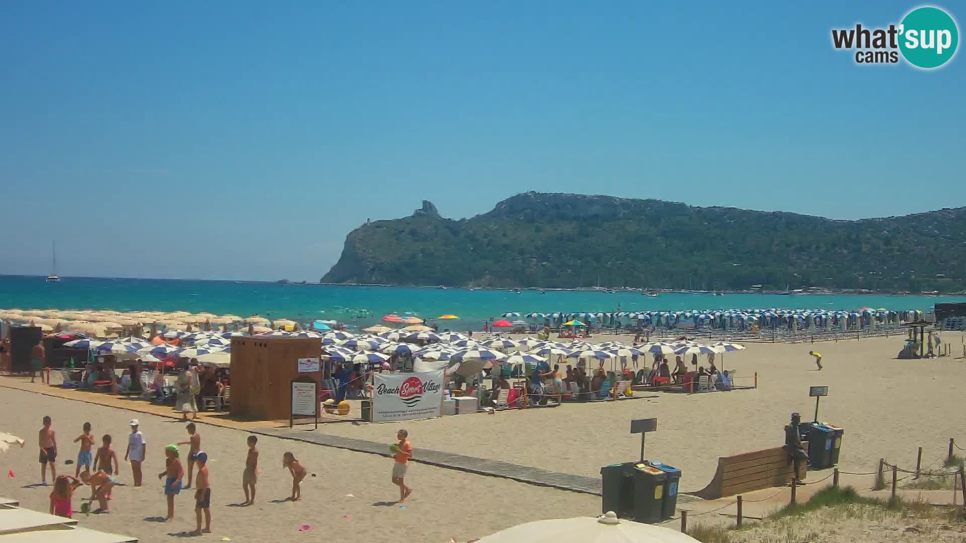 Poetto beach webcam | Cagliari | Sardinia