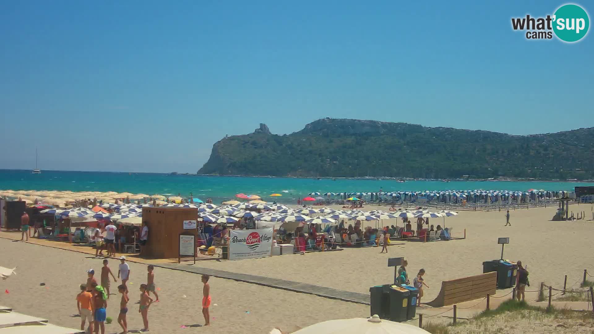 Poetto Strand Webcam | Cagliari | Sardinien