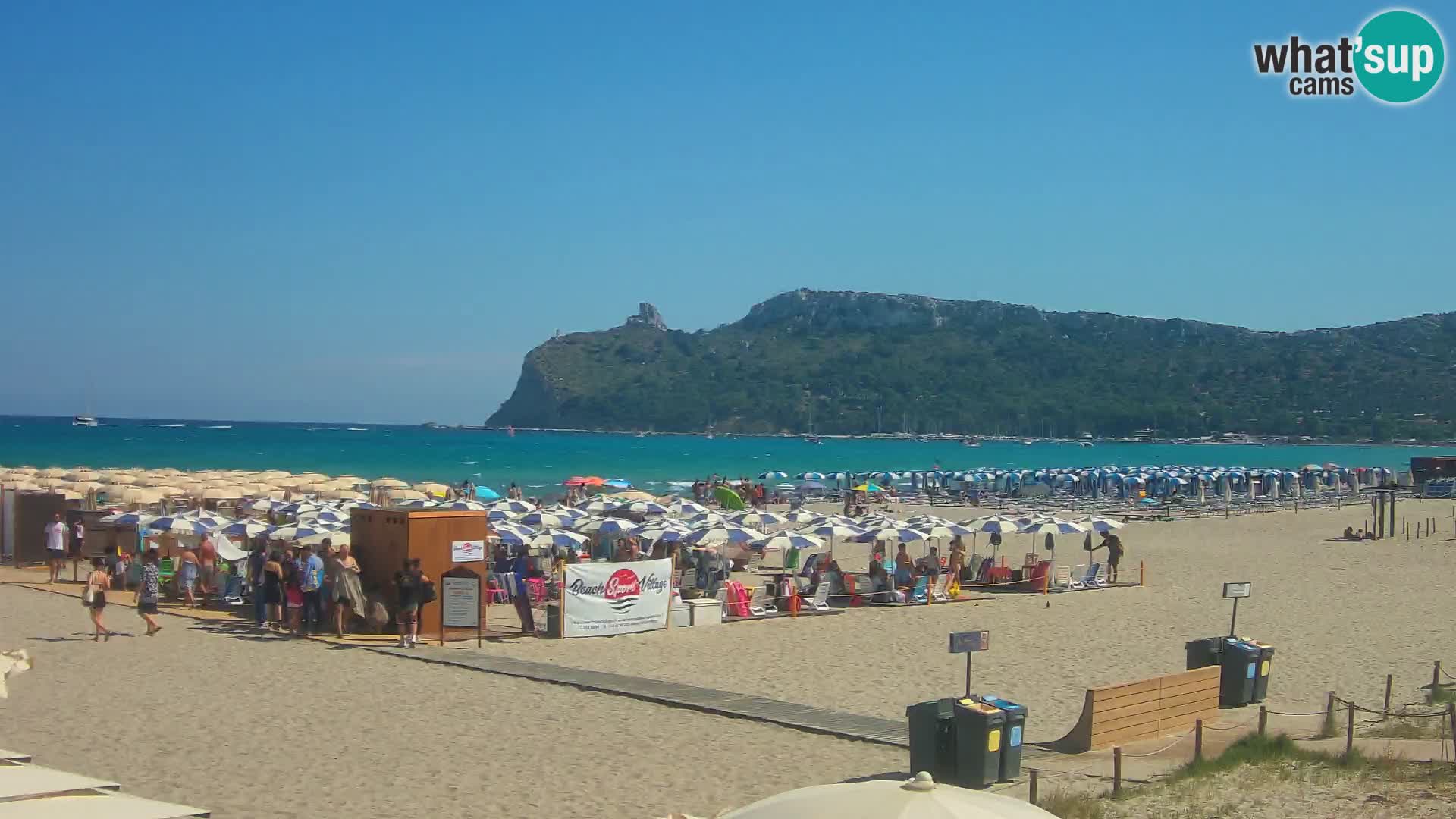 Poetto beach webcam | Cagliari | Sardinia