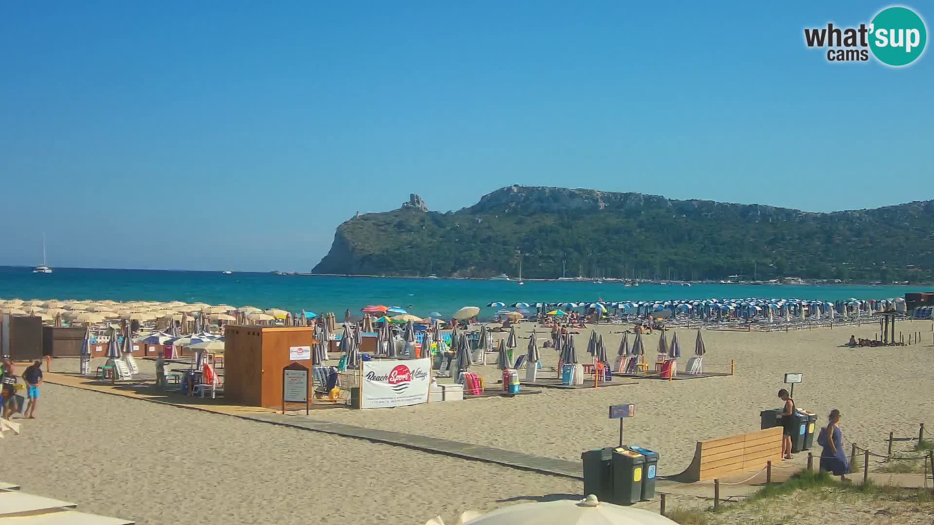Poetto beach webcam | Cagliari | Sardinia