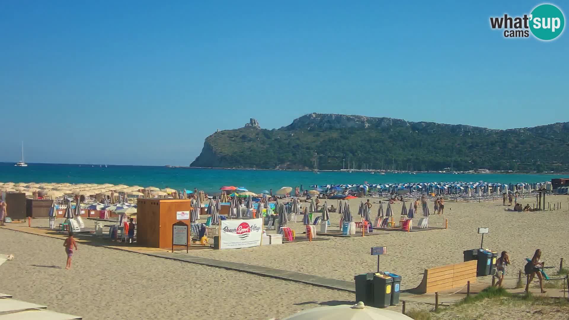 Poetto beach webcam | Cagliari | Sardinia