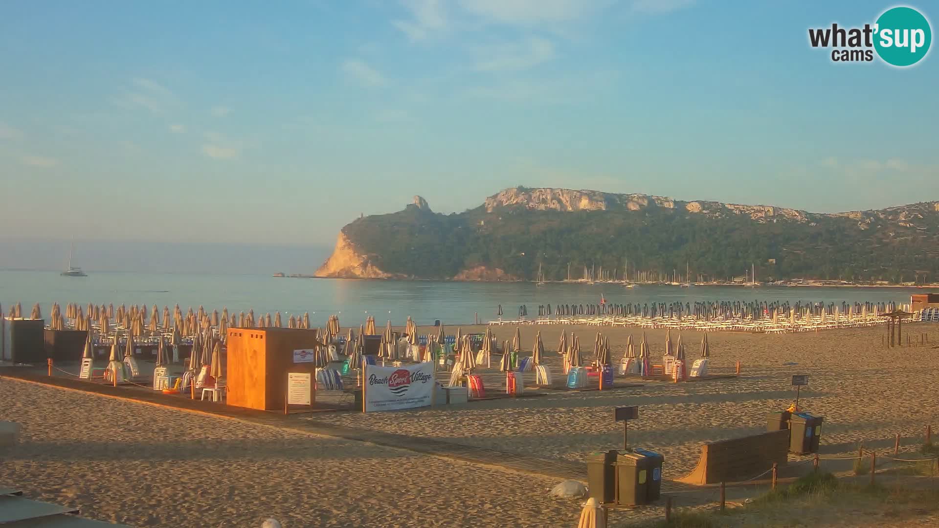 Poetto beach webcam | Cagliari | Sardinia
