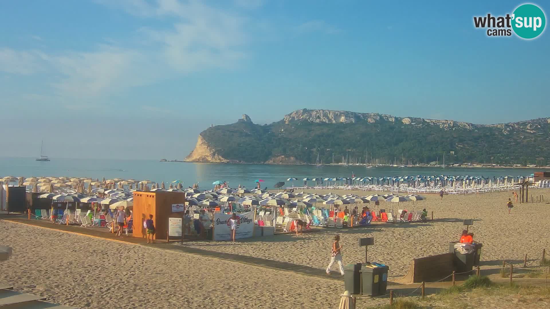 Poetto beach webcam | Cagliari | Sardinija