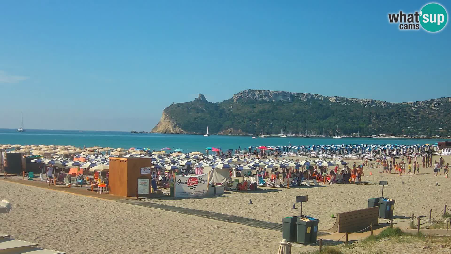 Poetto beach webcam | Cagliari | Sardinija
