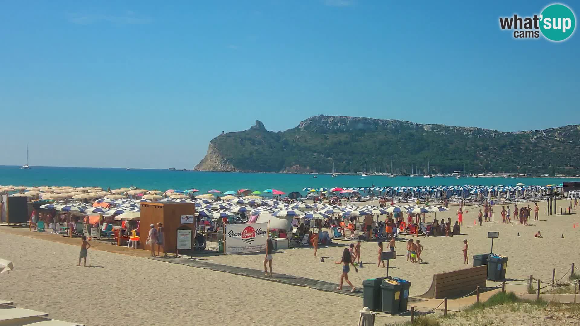 Webcam plage de Poetto | Cagliari | Sardaigne