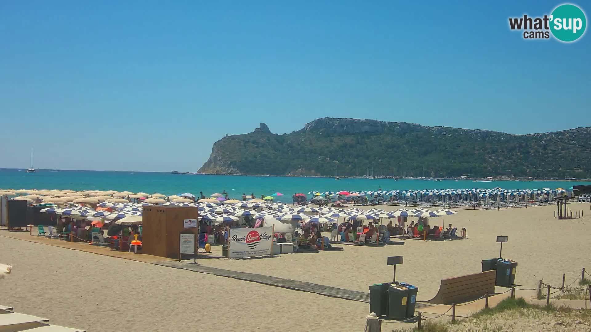 Poetto Strand Webcam | Cagliari | Sardinien