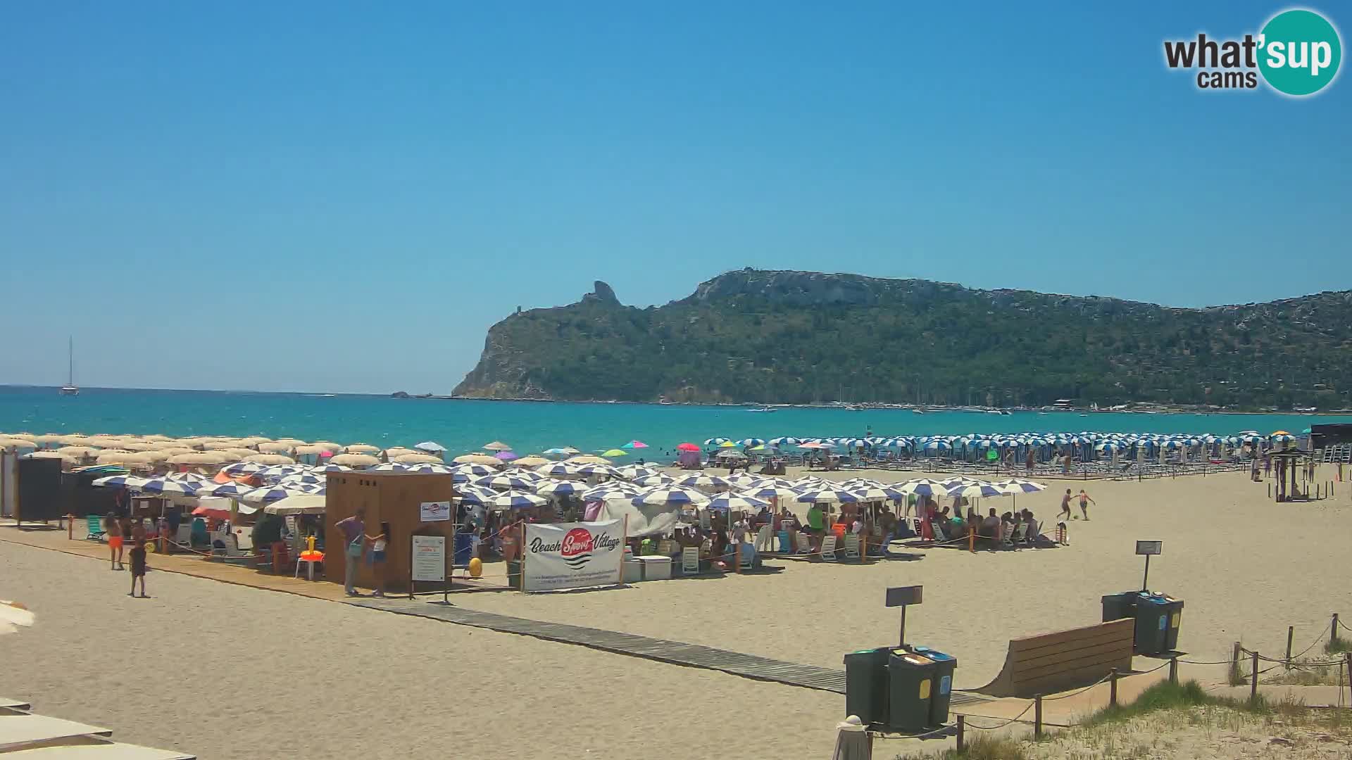 Webcam plage de Poetto | Cagliari | Sardaigne