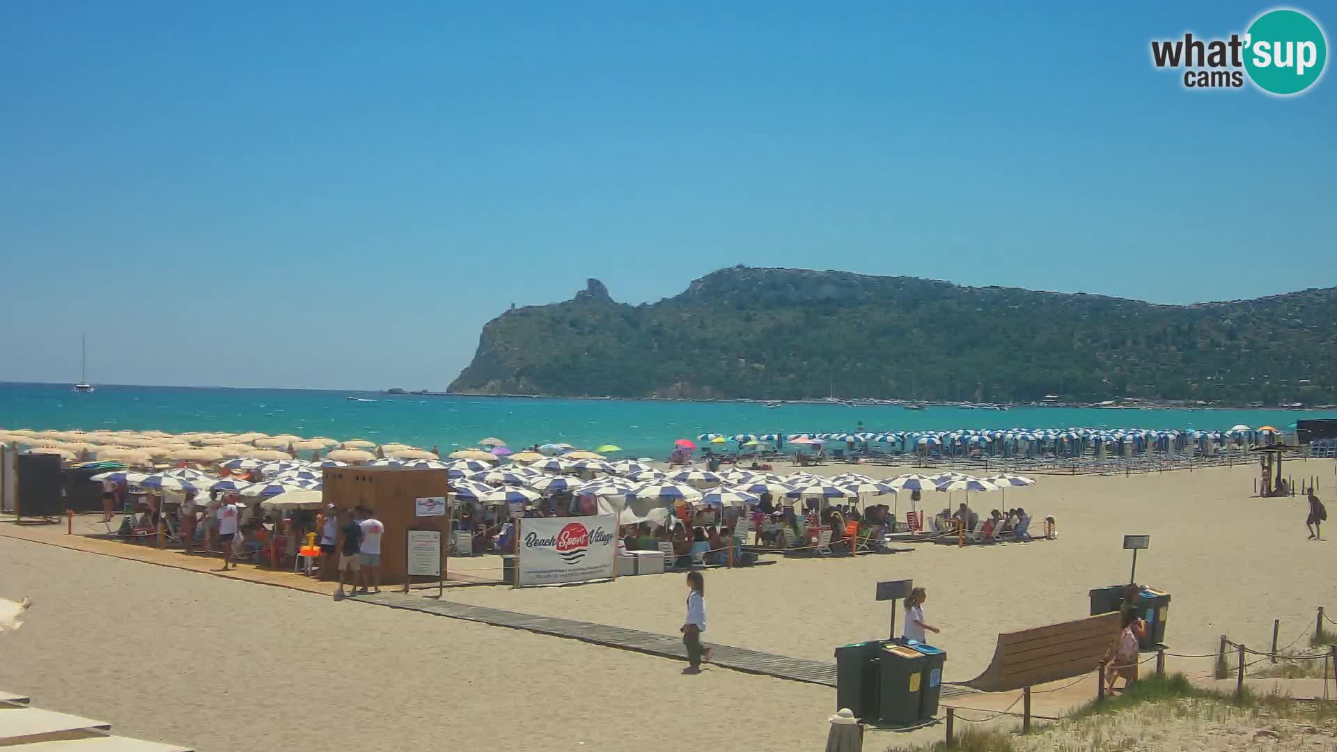 Webcam plage de Poetto | Cagliari | Sardaigne