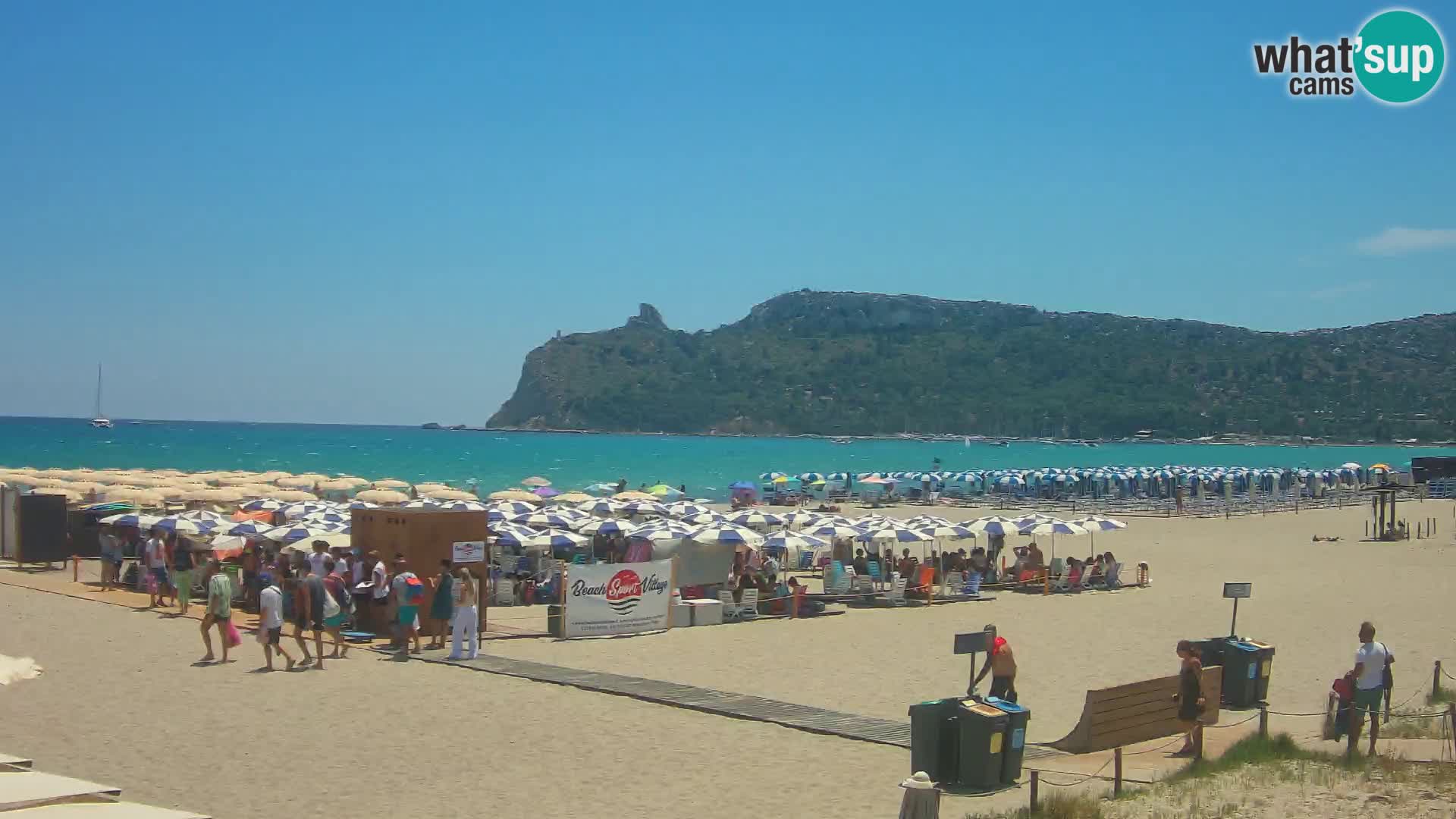 Webcam spiaggia del Poetto | Cagliari | Sardegna