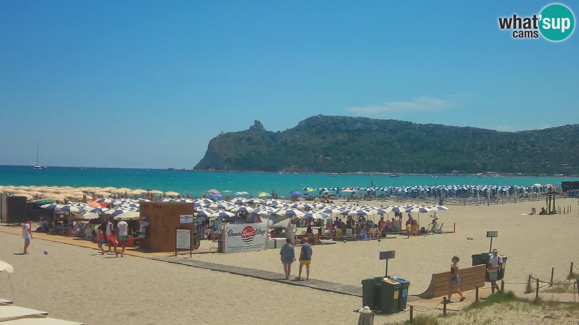 Poetto Strand Webcam | Cagliari | Sardinien