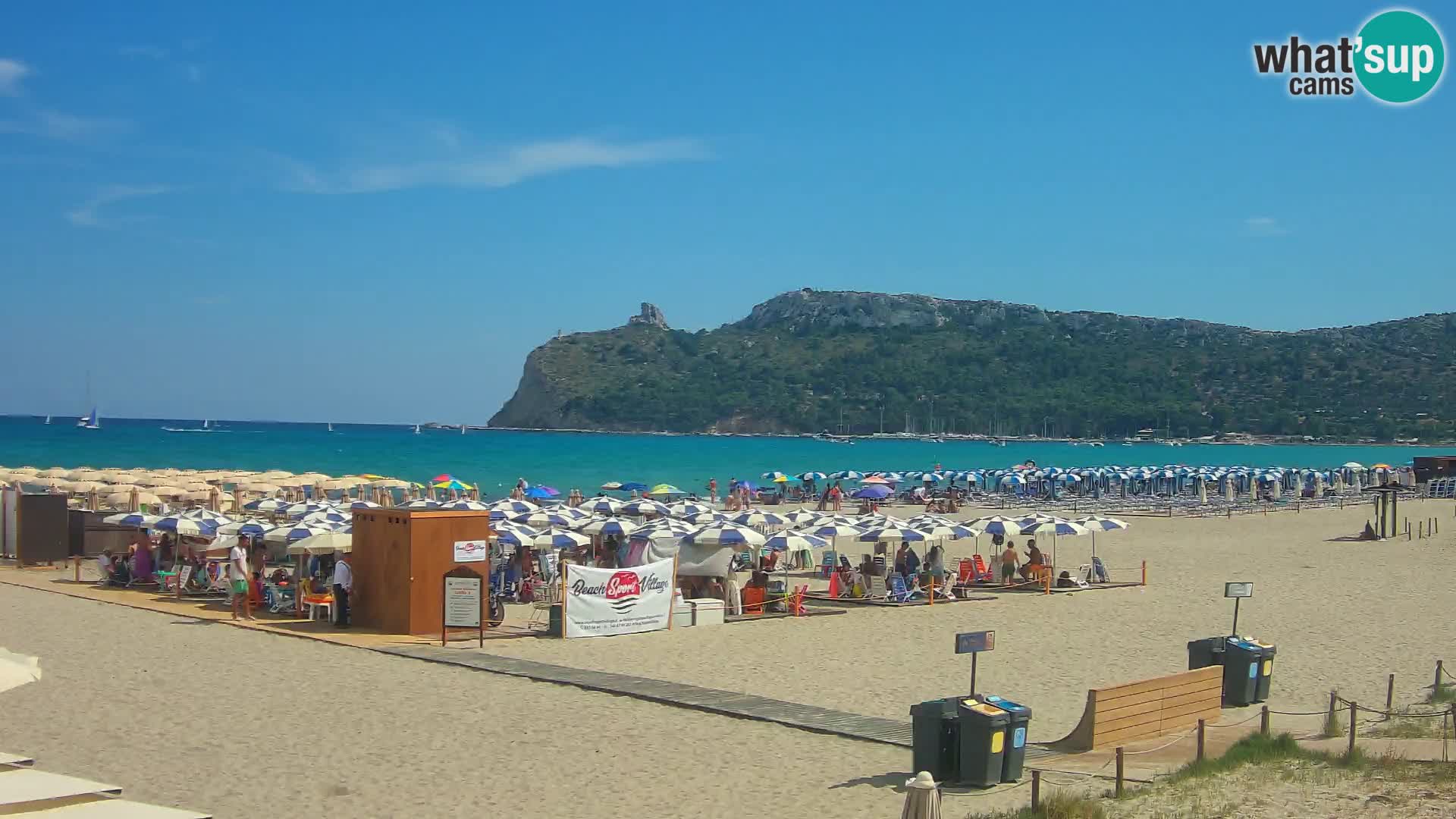 Poetto beach webcam | Cagliari | Sardinija