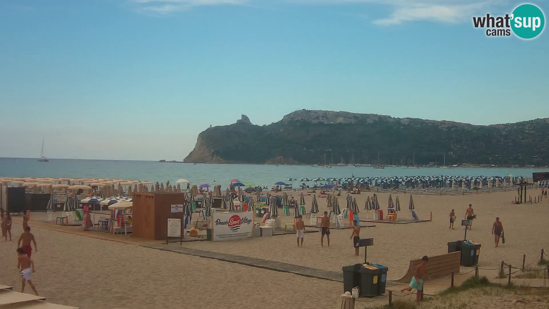 Poetto Strand Webcam | Cagliari | Sardinien