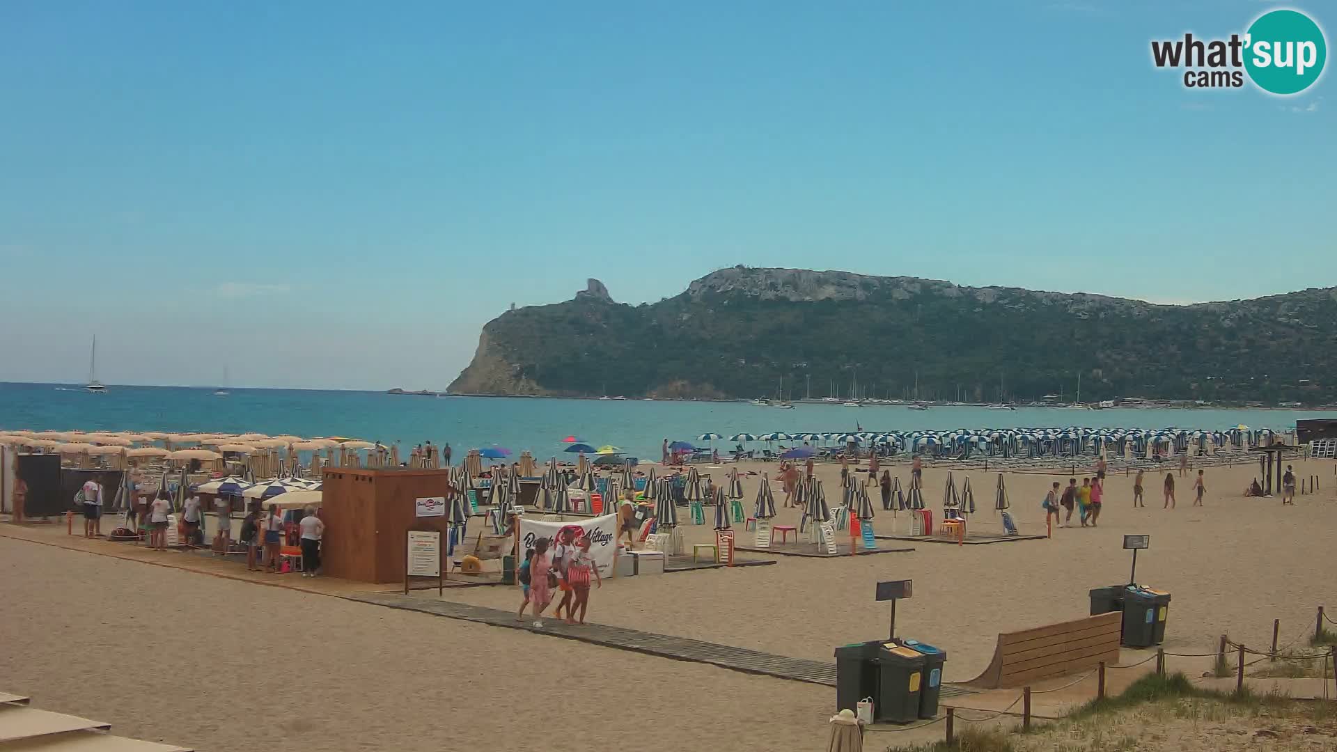 Poetto beach webcam | Cagliari | Sardinija