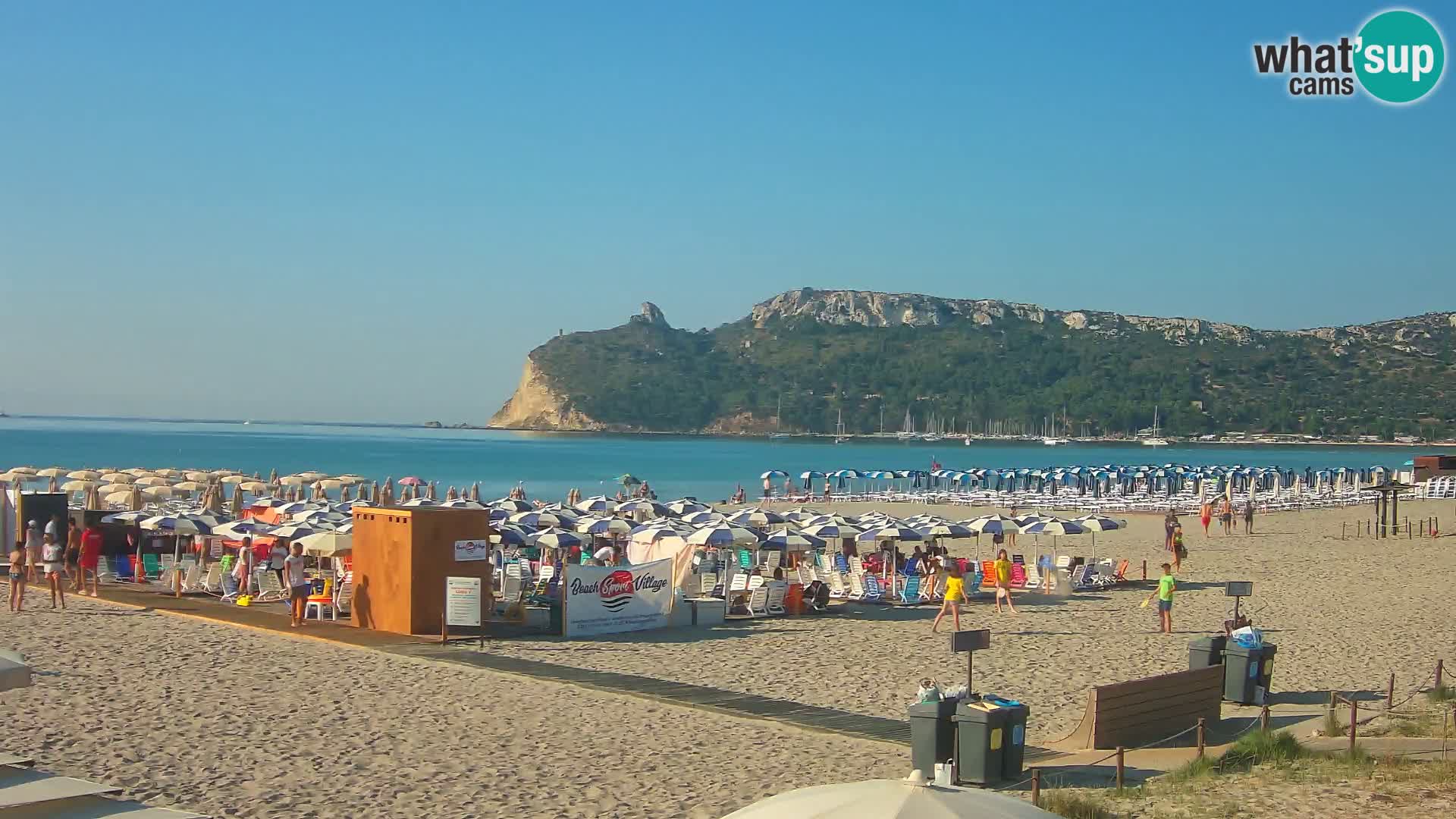 Poetto beach webcam | Cagliari | Sardinia