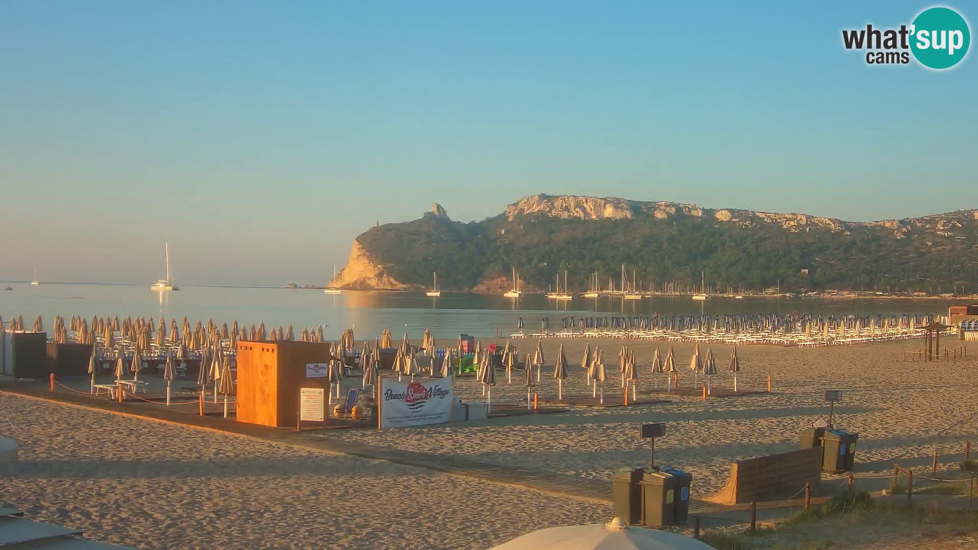 Poetto beach webcam | Cagliari | Sardinija