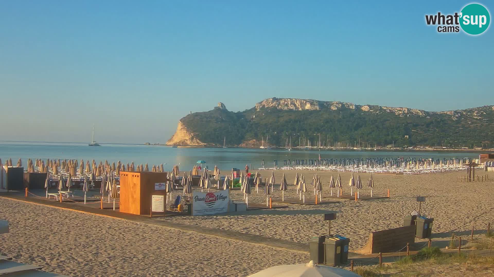 Webcam plage de Poetto | Cagliari | Sardaigne